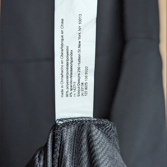 NWOT Eloquii Black Double - Strap Midi Trumpet Dress - Picture 8 of 13